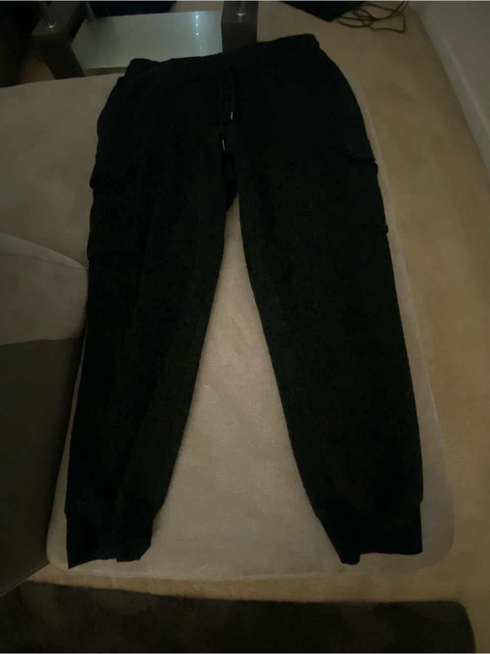 Women's Black Cargo Jogger Pants – Relaxed Fit